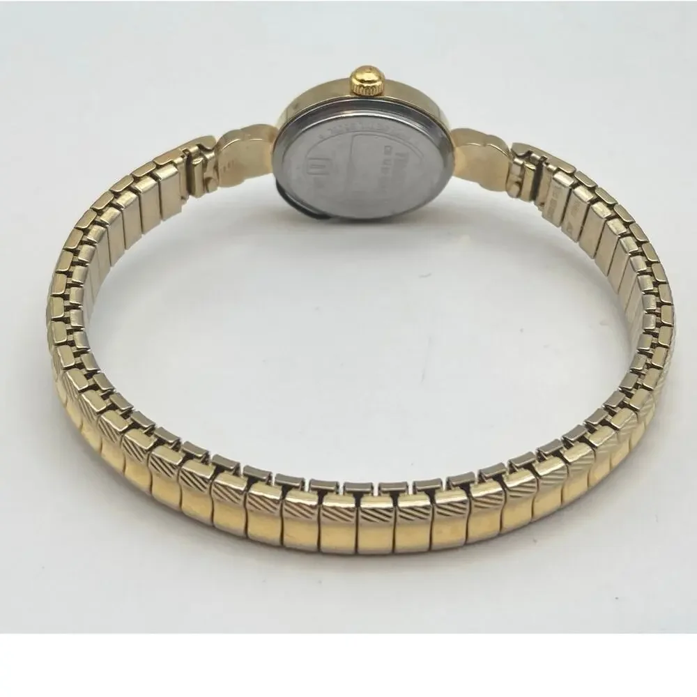 VTG Timex Women's Petite Dress Cocktail Watch 17mm - New Battery -Expansion Band